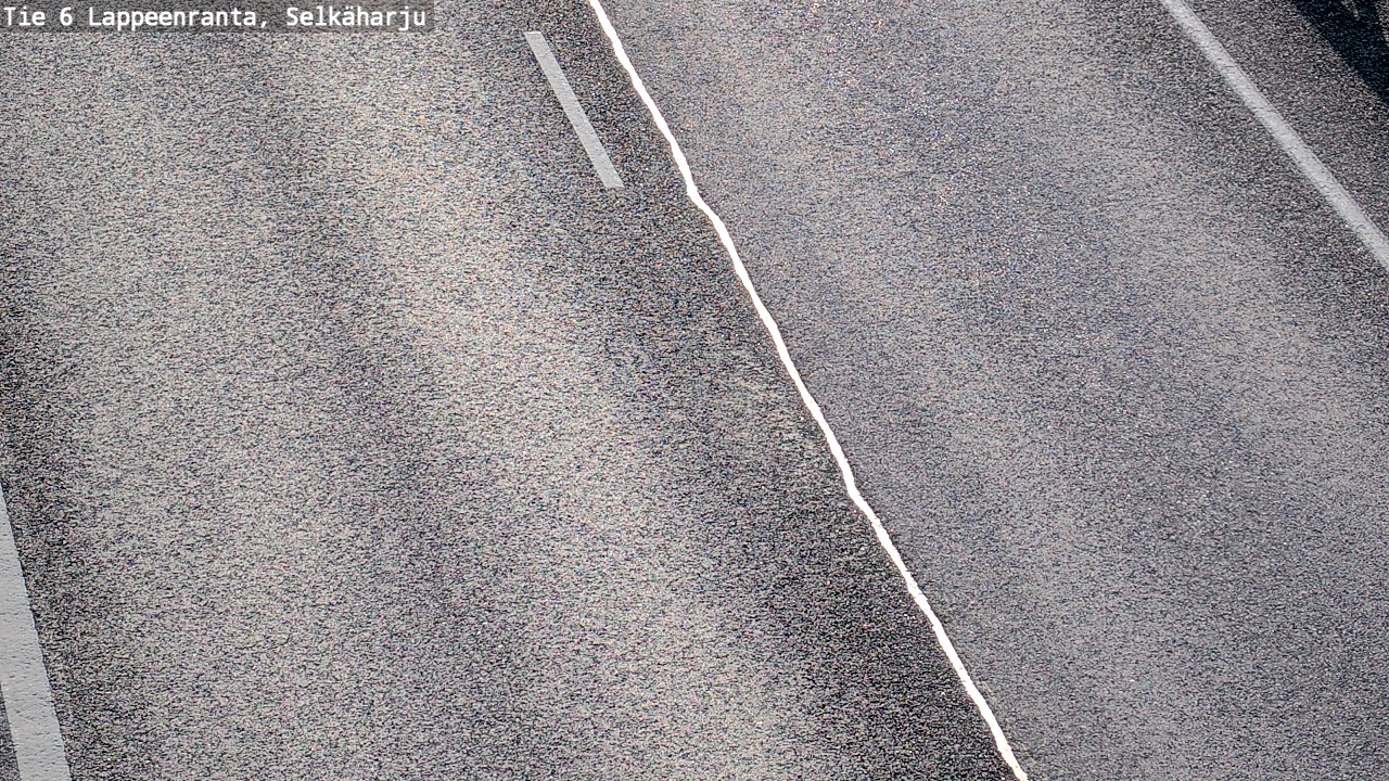 Weather Camera Image Road 6 Lappeenranta, Selkäharju, Lappeenranta, Etelä-Karjala