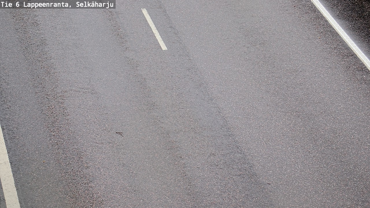 Weather Camera Image Väg 6 Villmanstrand, Selkäharju, Lappeenranta, Etelä-Karjala