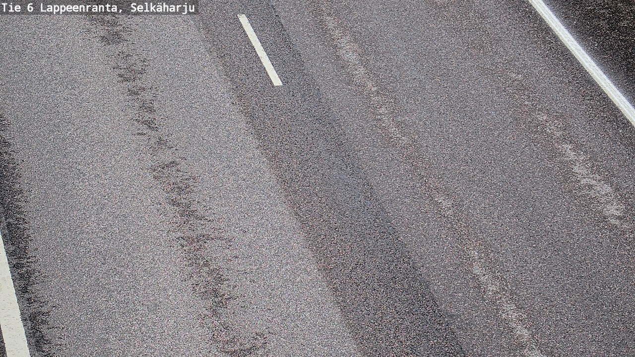 Weather Camera Image Väg 6 Villmanstrand, Selkäharju, Lappeenranta, Etelä-Karjala