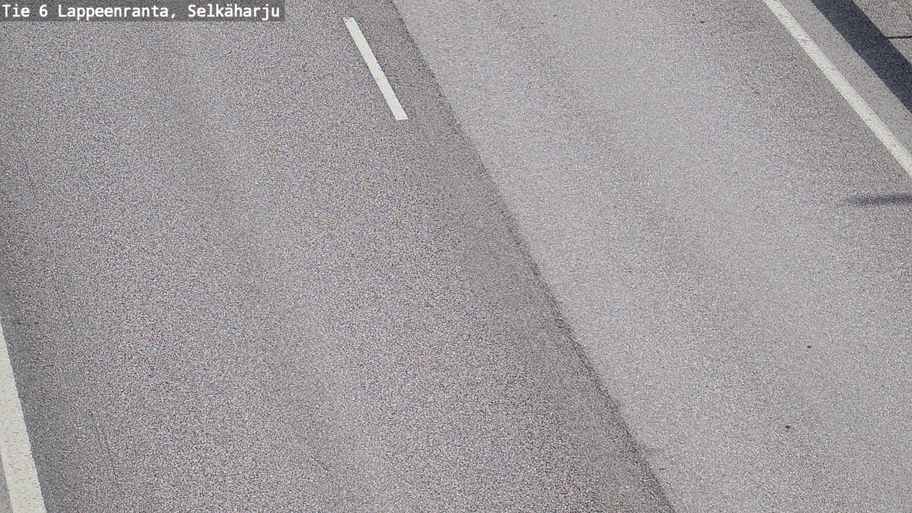 Weather Camera Image Road 6 Lappeenranta, Selkäharju, Lappeenranta, Etelä-Karjala