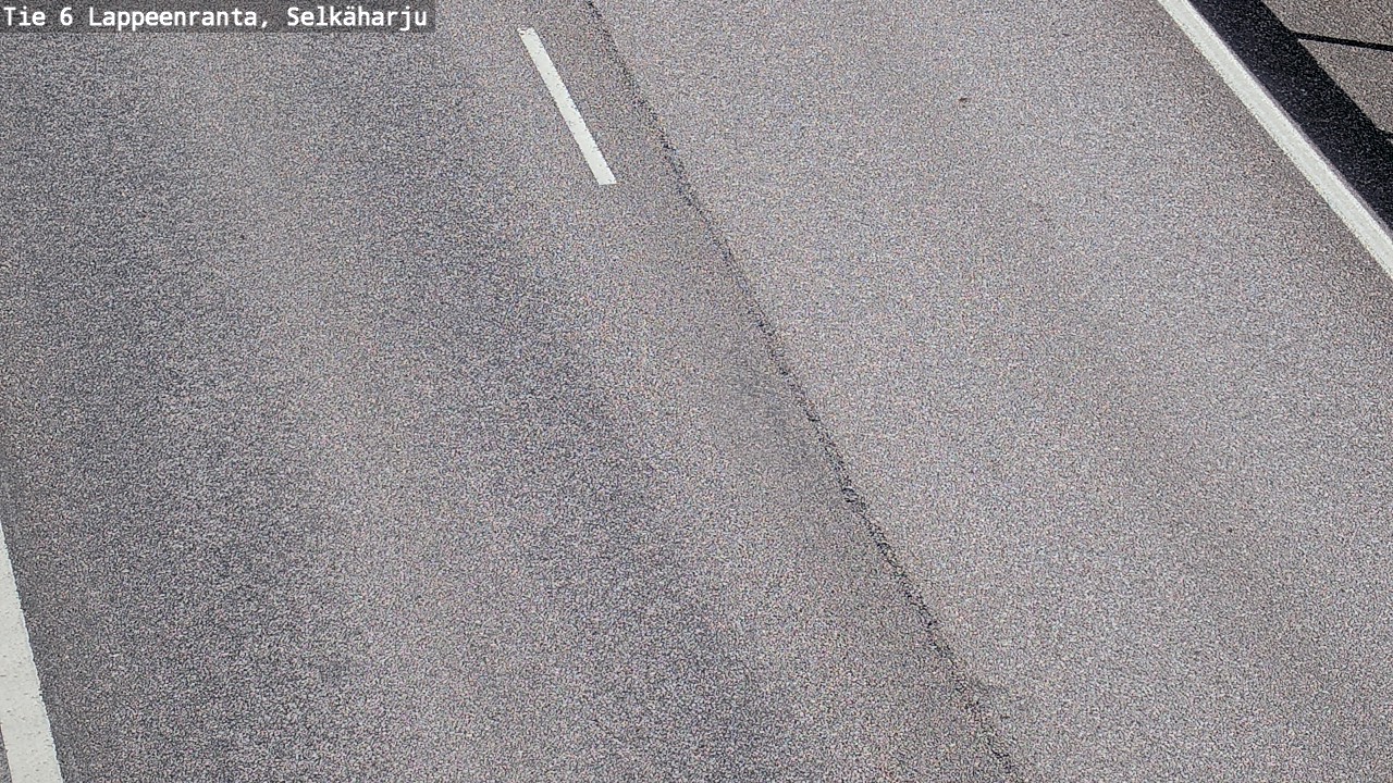 Weather Camera Image Road 6 Lappeenranta, Selkäharju, Lappeenranta, Etelä-Karjala