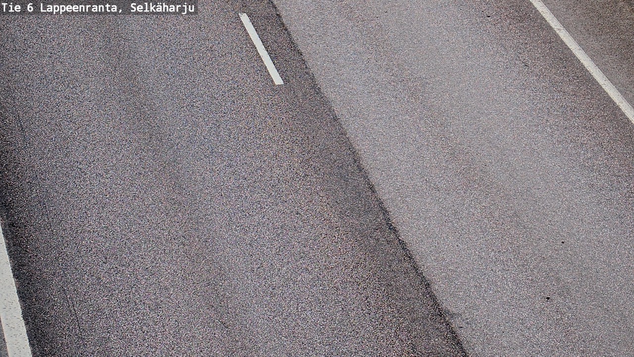 Weather Camera Image Road 6 Lappeenranta, Selkäharju, Lappeenranta, Etelä-Karjala