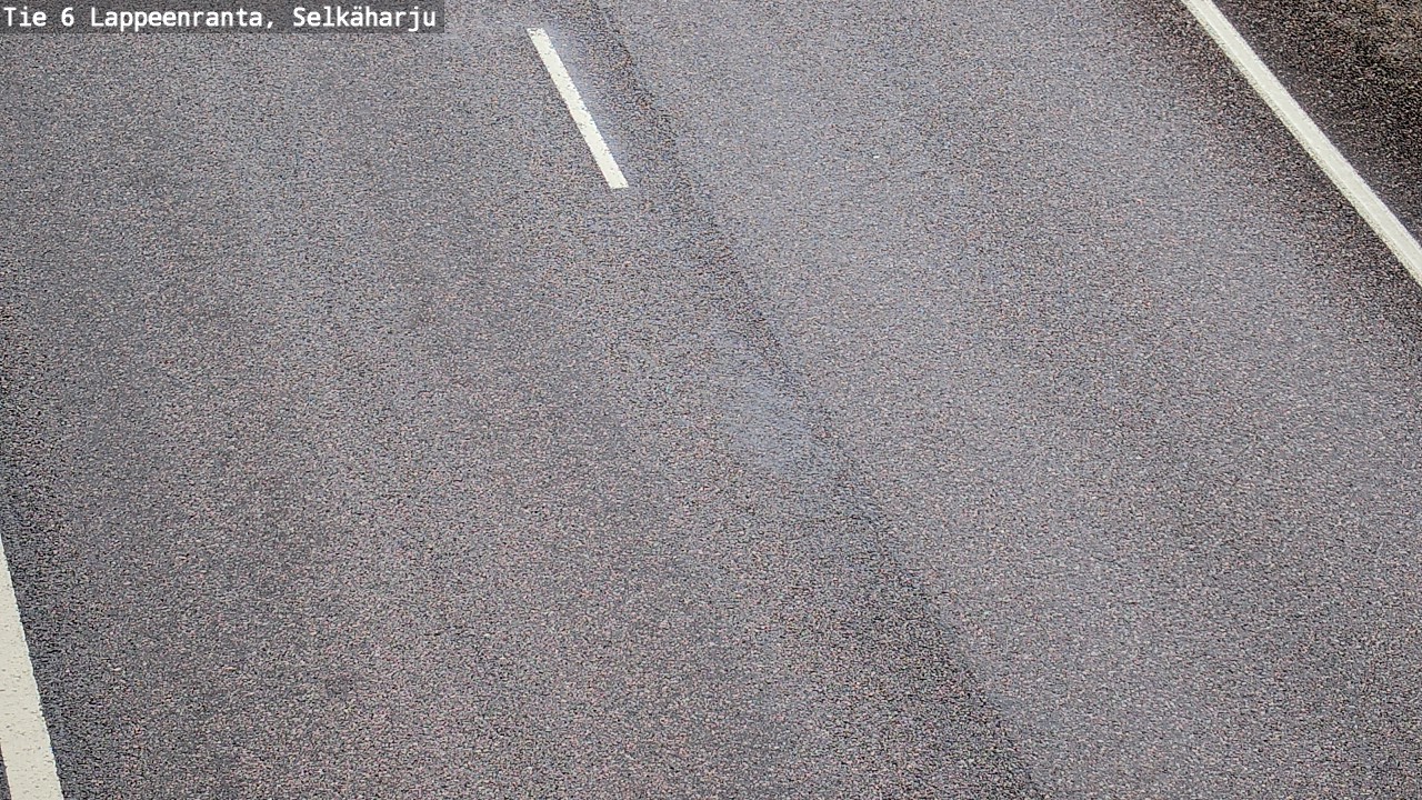Weather Camera Image Road 6 Lappeenranta, Selkäharju, Lappeenranta, Etelä-Karjala