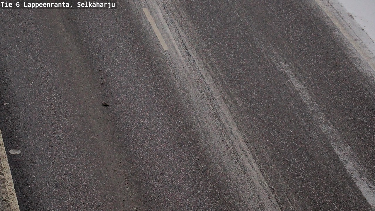 Weather Camera Image Road 6 Lappeenranta, Selkäharju, Lappeenranta, Etelä-Karjala