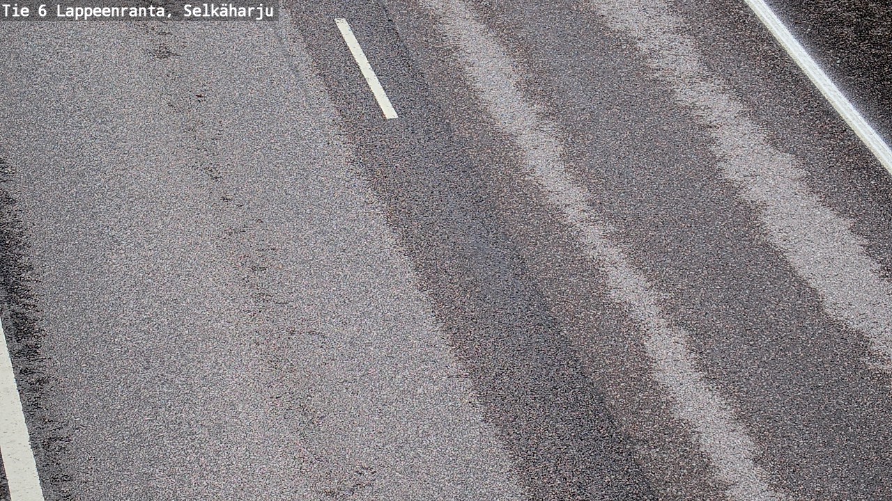 Weather Camera Image Väg 6 Villmanstrand, Selkäharju, Lappeenranta, Etelä-Karjala