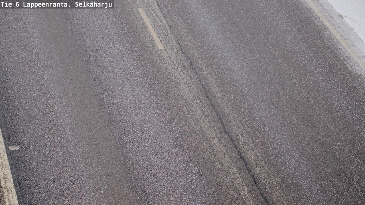 Weather Camera Image Road 6 Lappeenranta, Selkäharju, Lappeenranta, Etelä-Karjala