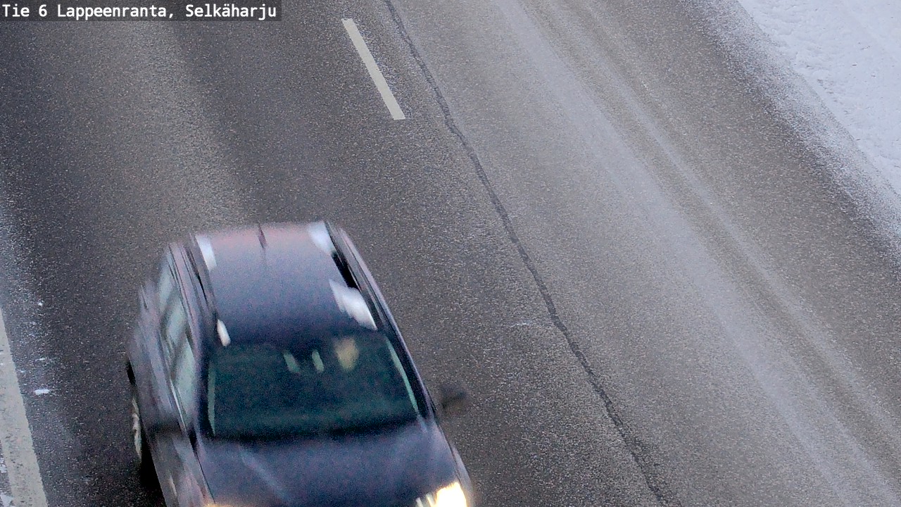 Weather Camera Image Road 6 Lappeenranta, Selkäharju, Lappeenranta, Etelä-Karjala