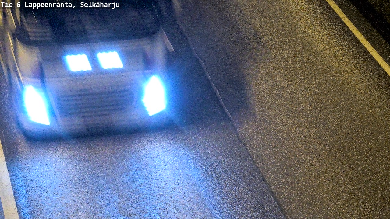 Weather Camera Image Väg 6 Villmanstrand, Selkäharju, Lappeenranta, Etelä-Karjala