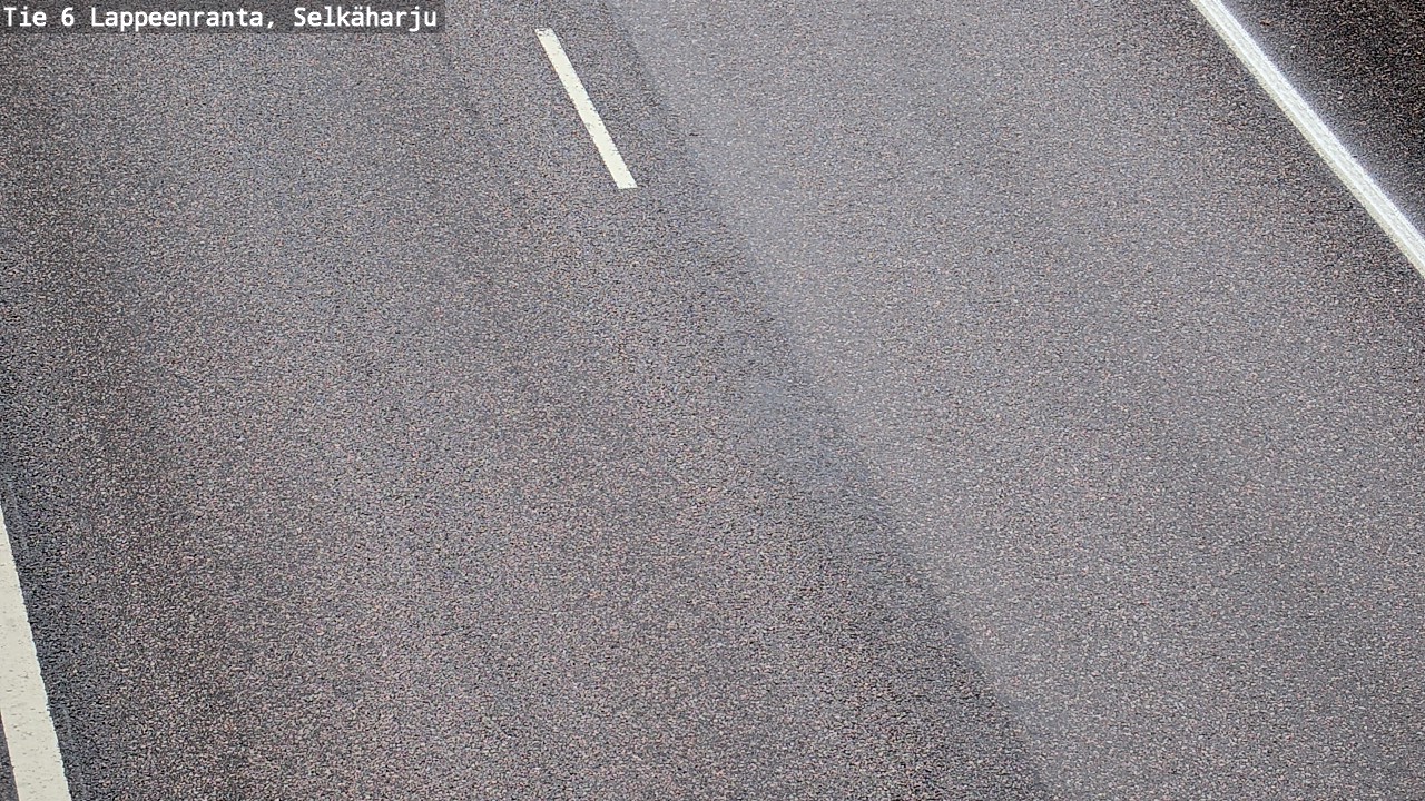 Weather Camera Image Väg 6 Villmanstrand, Selkäharju, Lappeenranta, Etelä-Karjala