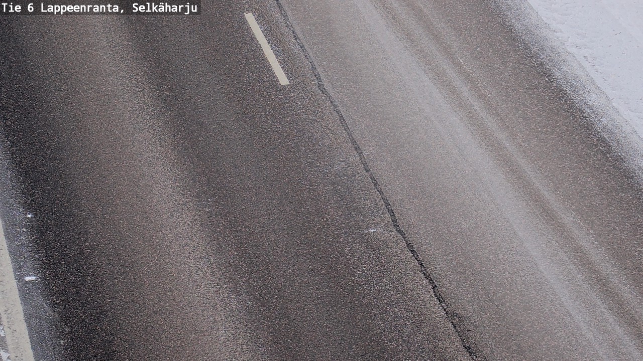 Weather Camera Image Road 6 Lappeenranta, Selkäharju, Lappeenranta, Etelä-Karjala
