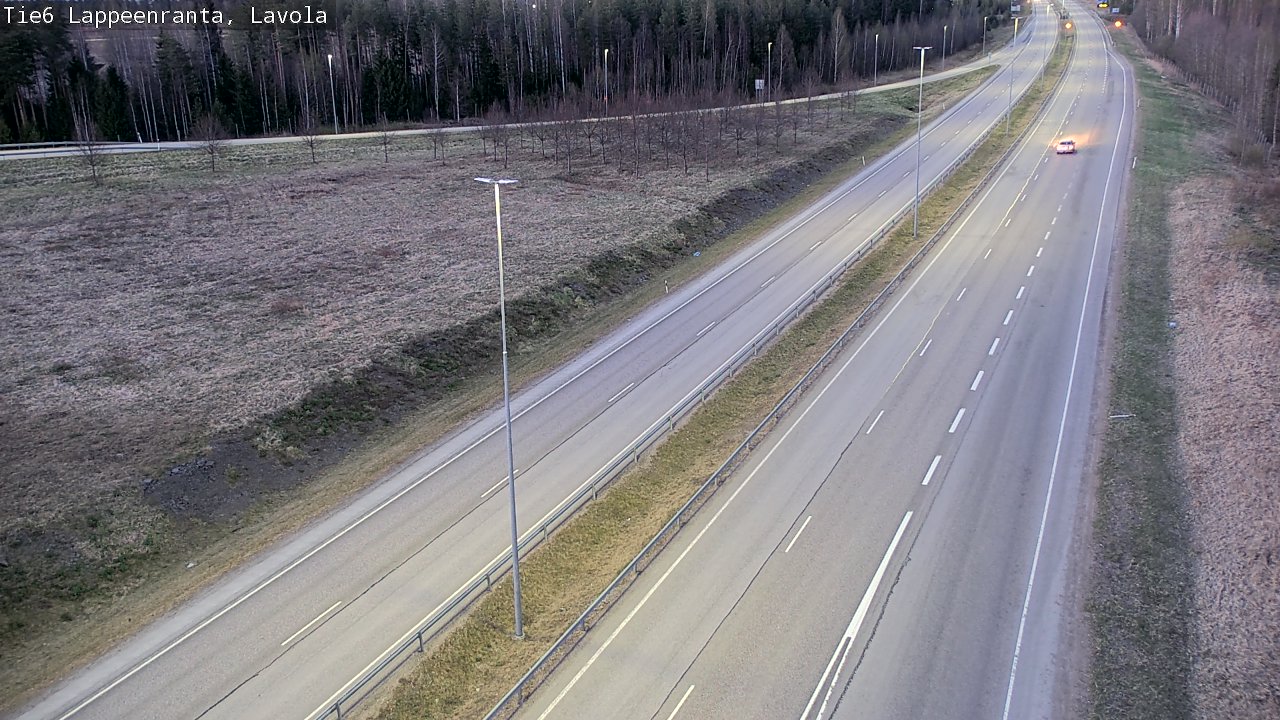 Weather Camera Image Väg 6 Villmanstrand, Lavola, Lappeenranta, Etelä-Karjala