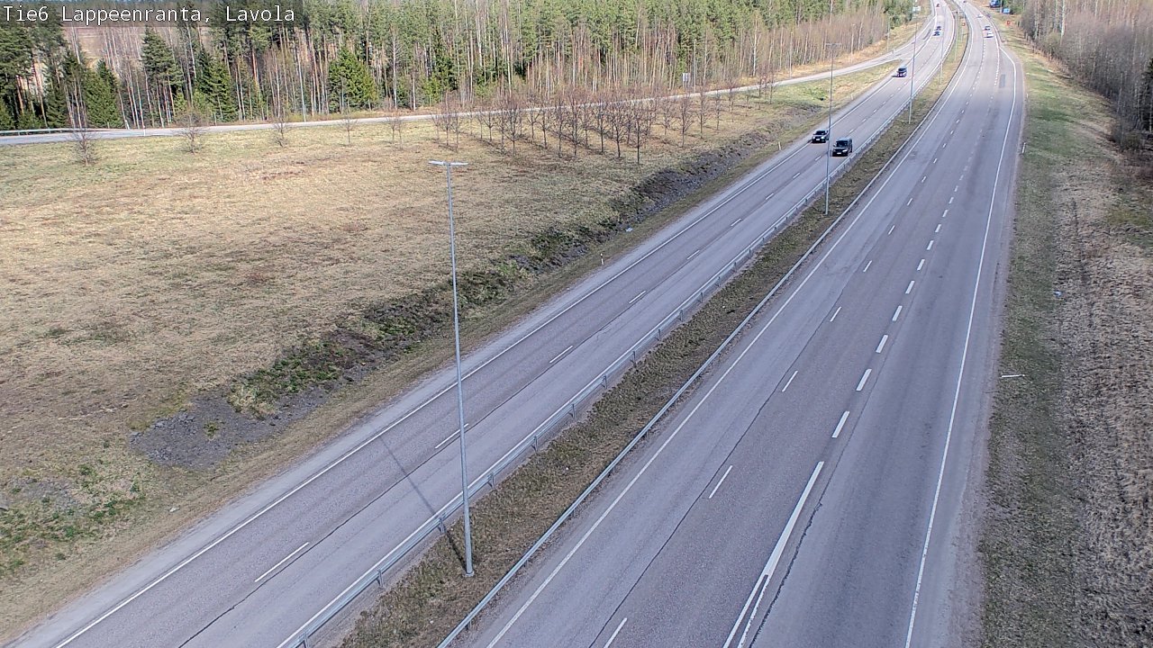 Weather Camera Image Väg 6 Villmanstrand, Lavola, Lappeenranta, Etelä-Karjala