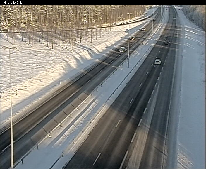 Weather Camera Image Road 6 Lappeenranta, Lavola, Lappeenranta, Etelä-Karjala