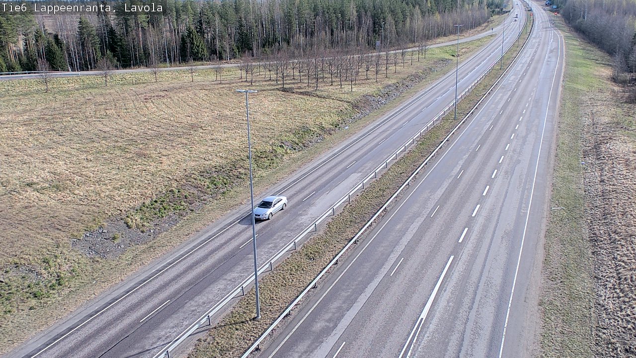 Weather Camera Image Väg 6 Villmanstrand, Lavola, Lappeenranta, Etelä-Karjala