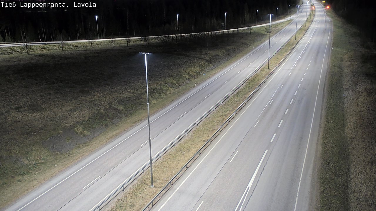 Weather Camera Image Road 6 Lappeenranta, Lavola, Lappeenranta, Etelä-Karjala