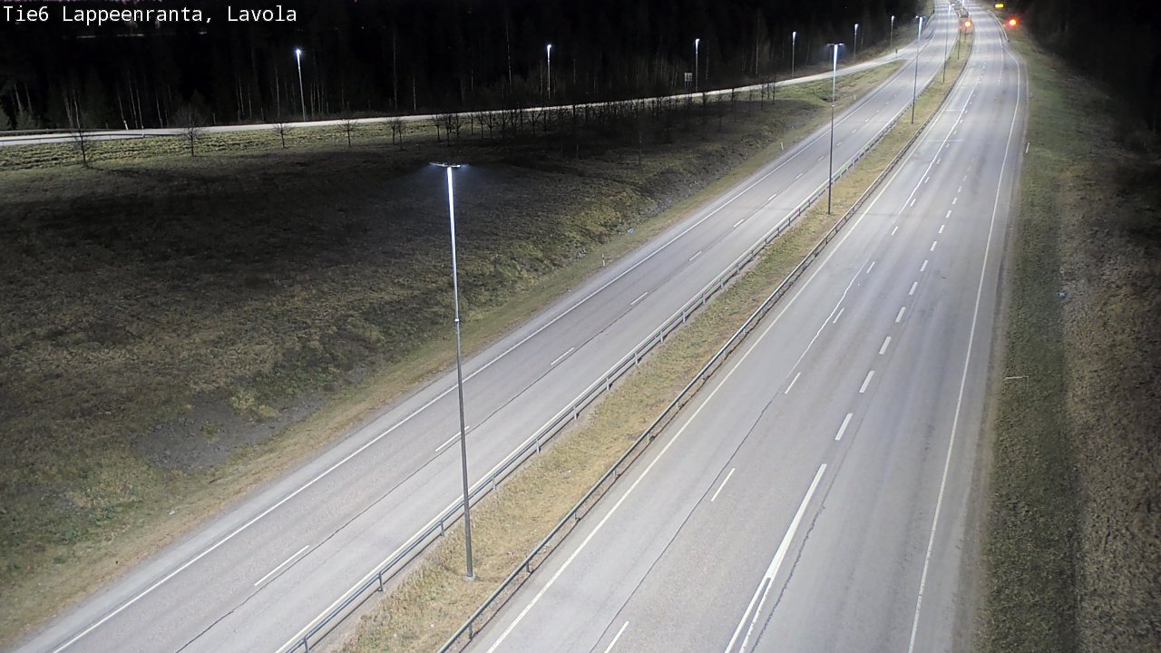 Weather Camera Image Road 6 Lappeenranta, Lavola, Lappeenranta, Etelä-Karjala