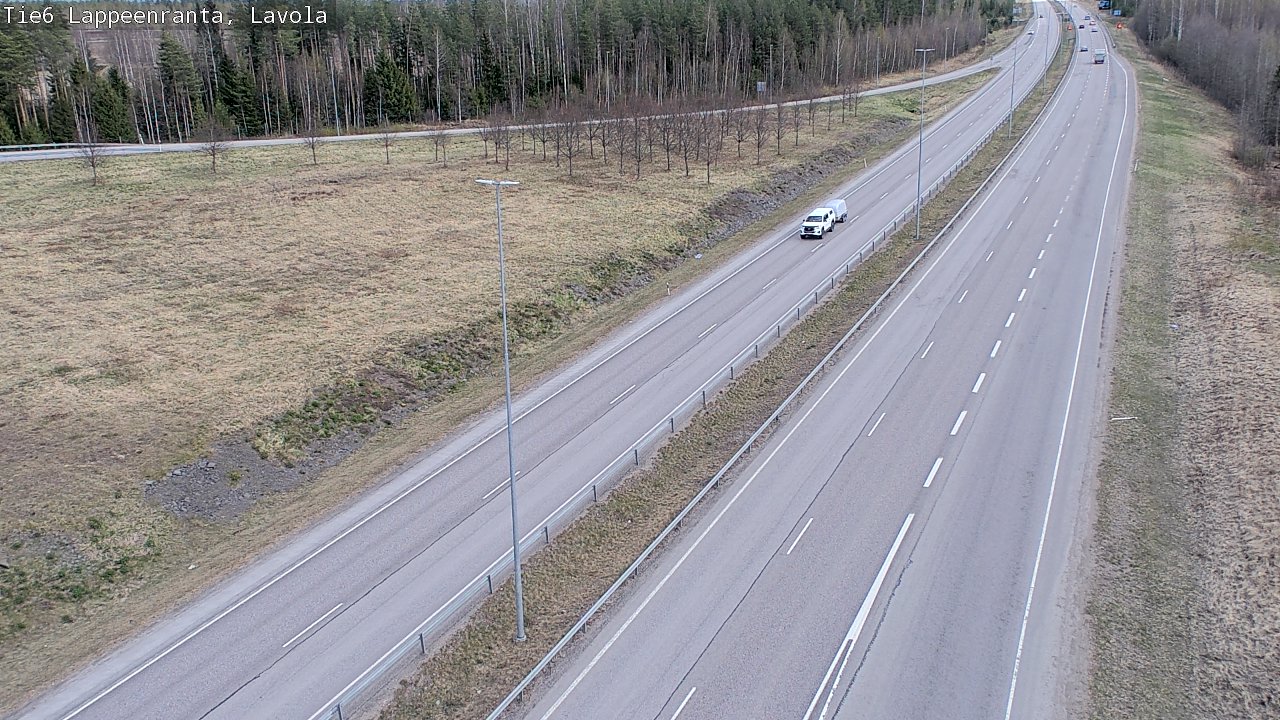 Weather Camera Image Väg 6 Villmanstrand, Lavola, Lappeenranta, Etelä-Karjala