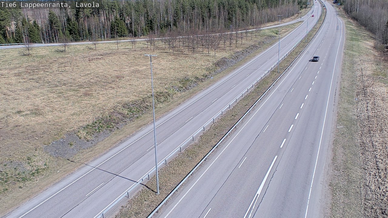 Weather Camera Image Väg 6 Villmanstrand, Lavola, Lappeenranta, Etelä-Karjala
