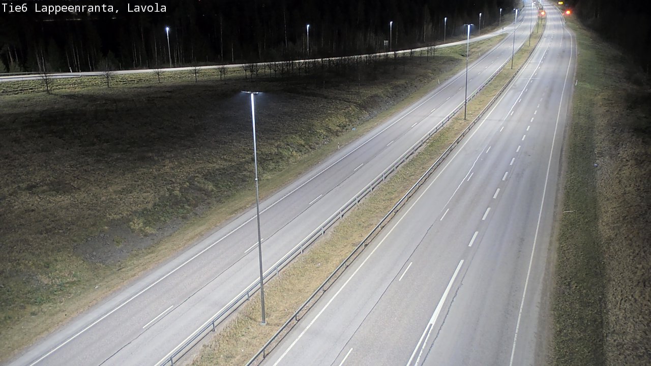 Weather Camera Image Road 6 Lappeenranta, Lavola, Lappeenranta, Etelä-Karjala