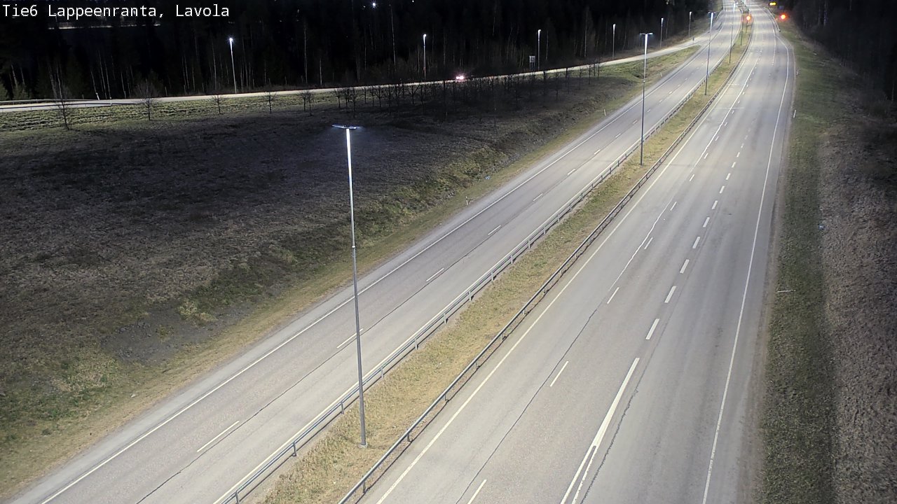 Weather Camera Image Väg 6 Villmanstrand, Lavola, Lappeenranta, Etelä-Karjala