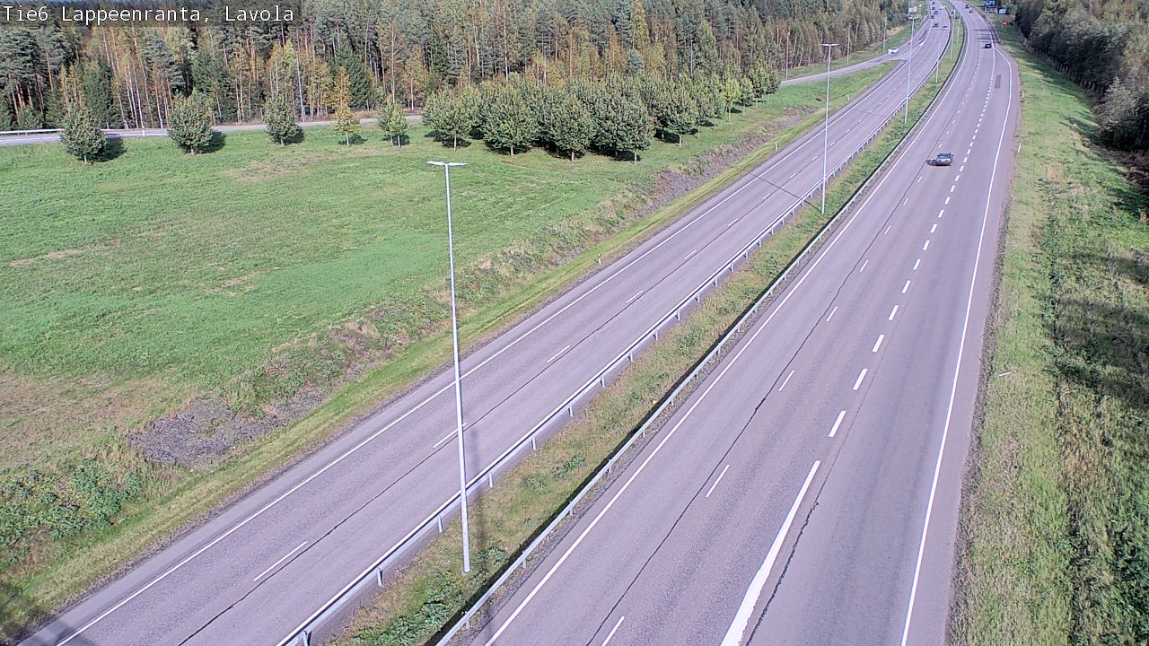 Kelikamerat Kuva Tie 6 Lappeenranta, Lavola, Lappeenranta, Etelä-Karjala