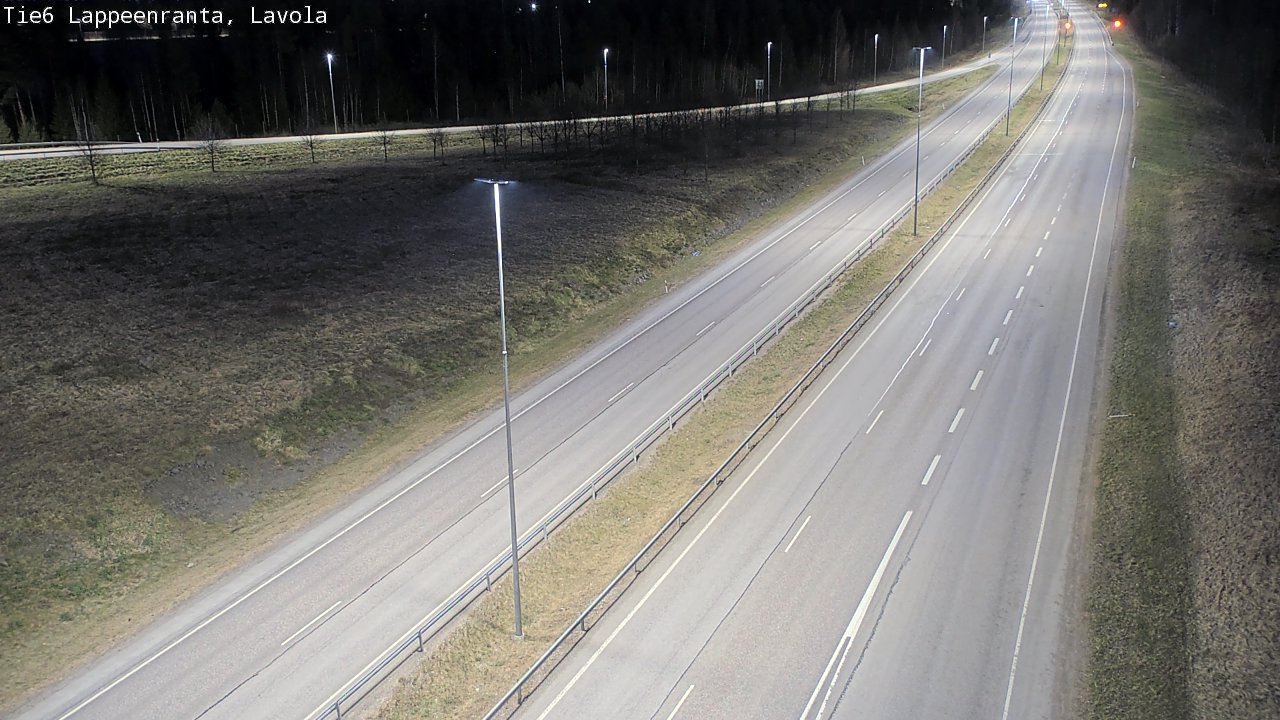 Weather Camera Image Väg 6 Villmanstrand, Lavola, Lappeenranta, Etelä-Karjala