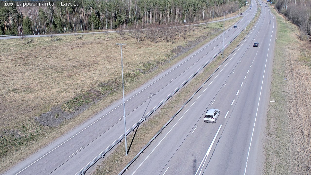 Weather Camera Image Väg 6 Villmanstrand, Lavola, Lappeenranta, Etelä-Karjala