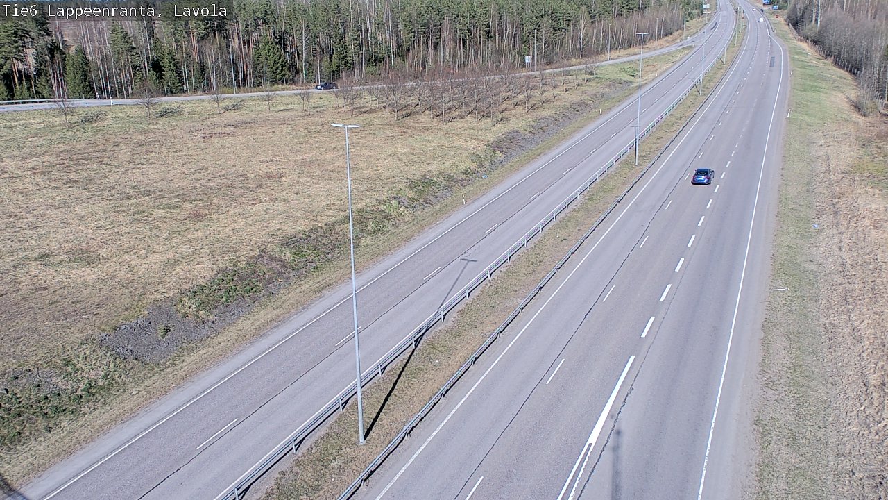 Weather Camera Image Väg 6 Villmanstrand, Lavola, Lappeenranta, Etelä-Karjala