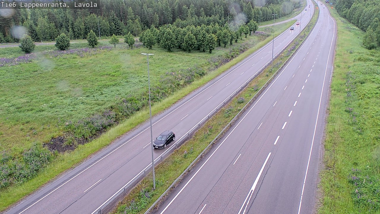 Weather Camera Image Road 6 Lappeenranta, Lavola, Lappeenranta, Etelä-Karjala