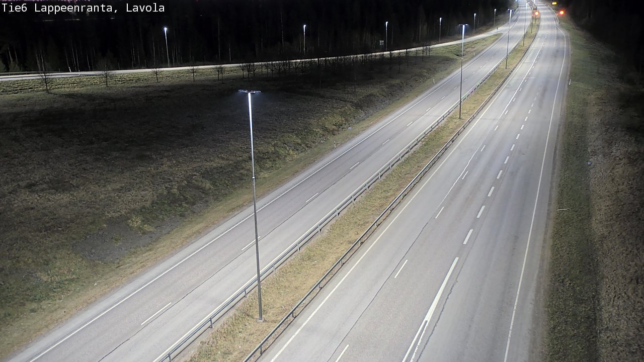 Weather Camera Image Road 6 Lappeenranta, Lavola, Lappeenranta, Etelä-Karjala
