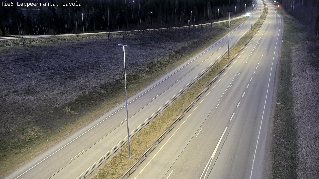 Weather Camera Image Väg 6 Villmanstrand, Lavola, Lappeenranta, Etelä-Karjala