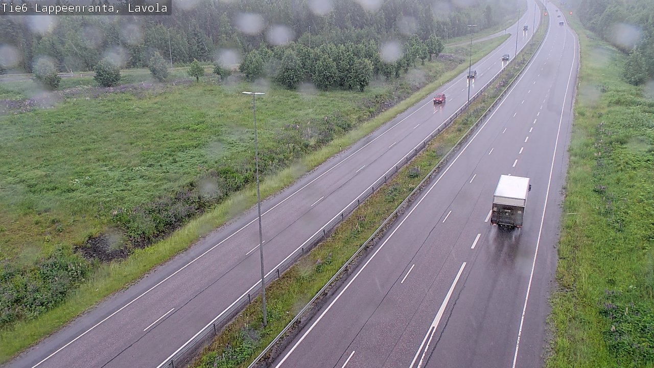 Weather Camera Image Road 6 Lappeenranta, Lavola, Lappeenranta, Etelä-Karjala