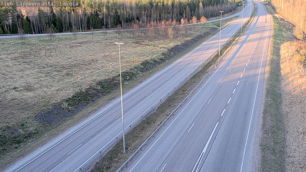 Weather Camera Image Väg 6 Villmanstrand, Lavola, Lappeenranta, Etelä-Karjala