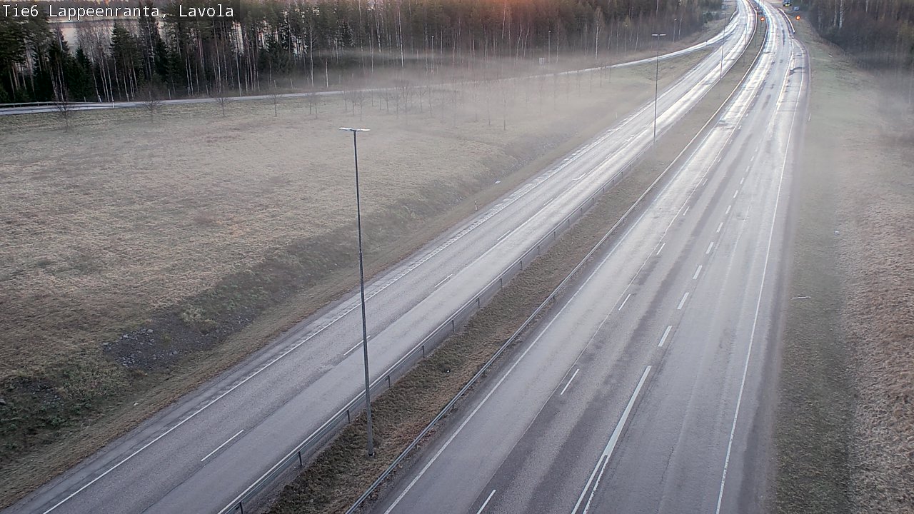 Weather Camera Image Väg 6 Villmanstrand, Lavola, Lappeenranta, Etelä-Karjala