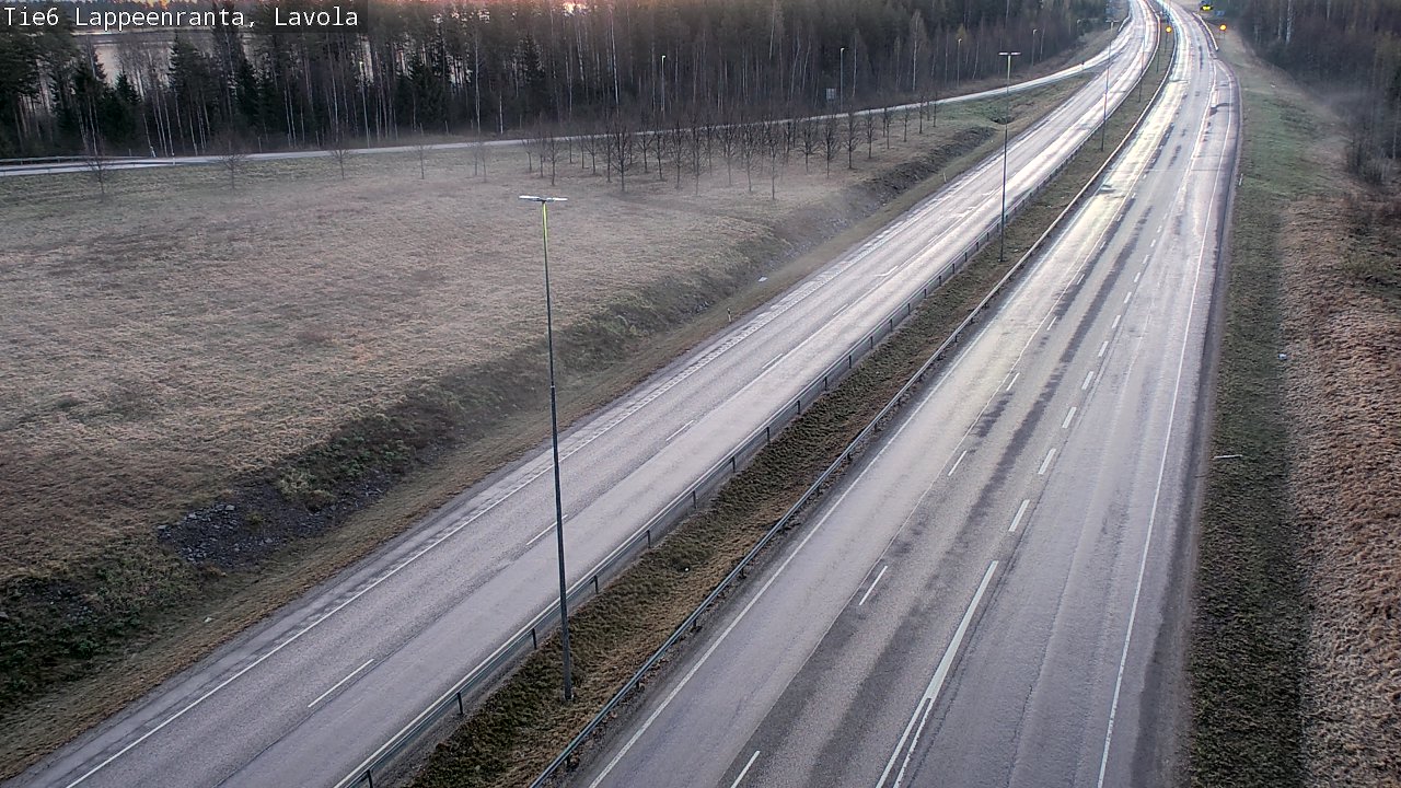 Weather Camera Image Väg 6 Villmanstrand, Lavola, Lappeenranta, Etelä-Karjala
