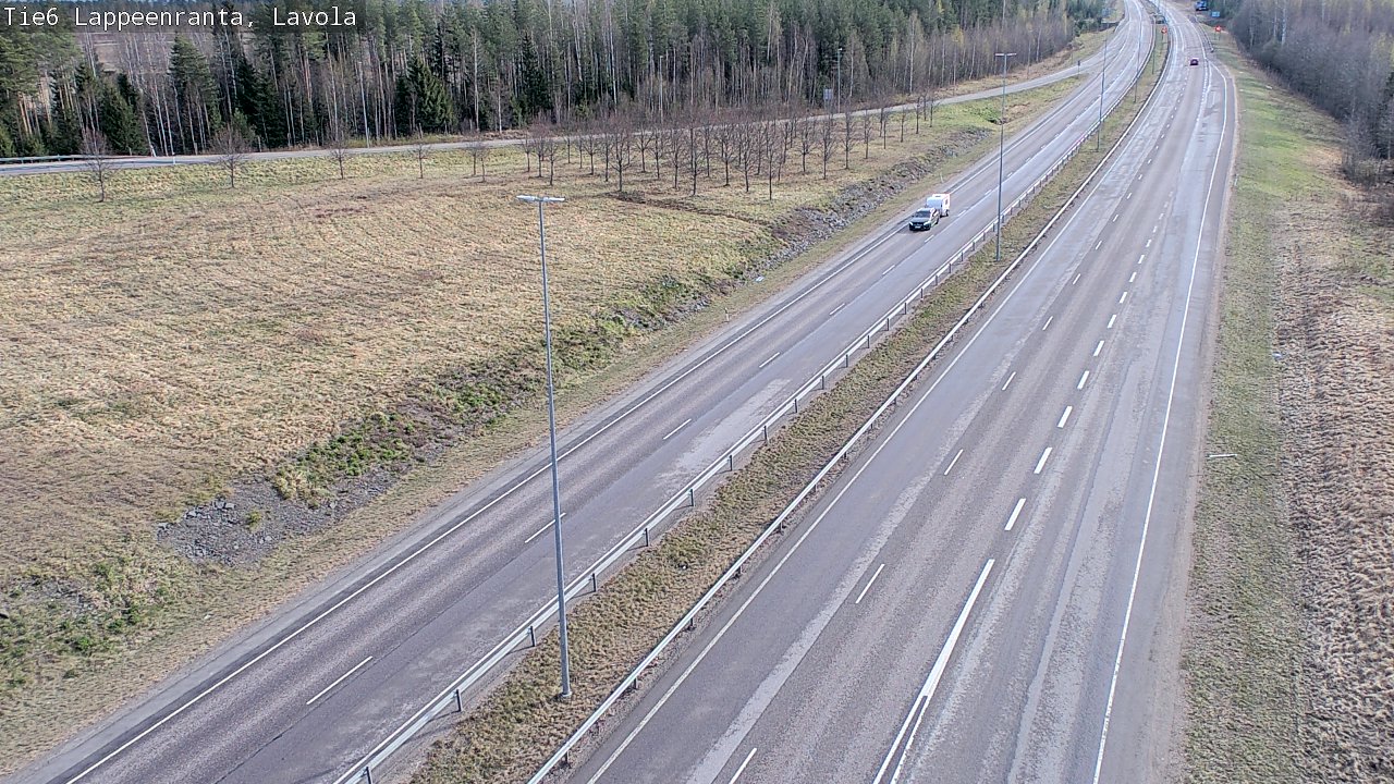 Weather Camera Image Väg 6 Villmanstrand, Lavola, Lappeenranta, Etelä-Karjala