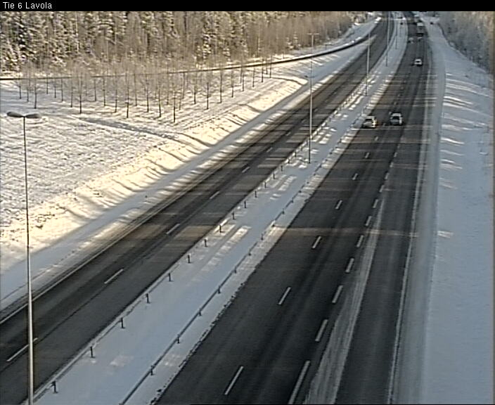 Weather Camera Image Road 6 Lappeenranta, Lavola, Lappeenranta, Etelä-Karjala