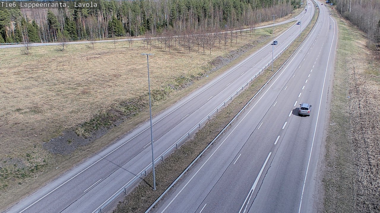 Weather Camera Image Väg 6 Villmanstrand, Lavola, Lappeenranta, Etelä-Karjala