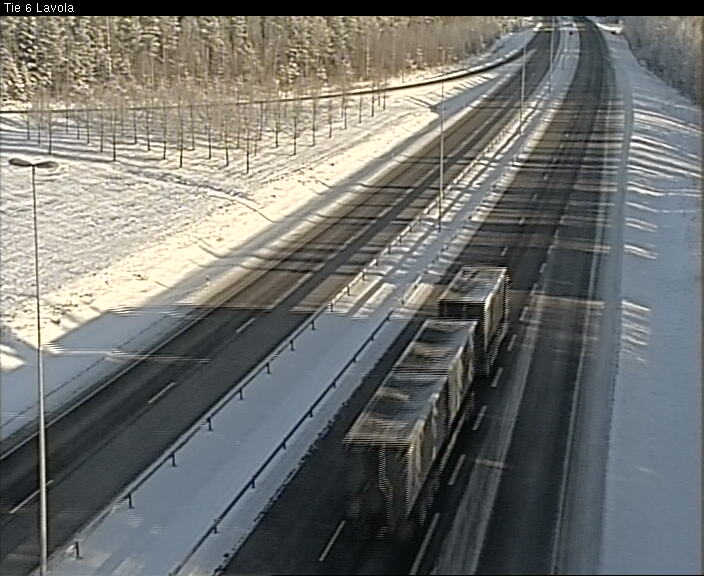 Weather Camera Image Road 6 Lappeenranta, Lavola, Lappeenranta, Etelä-Karjala