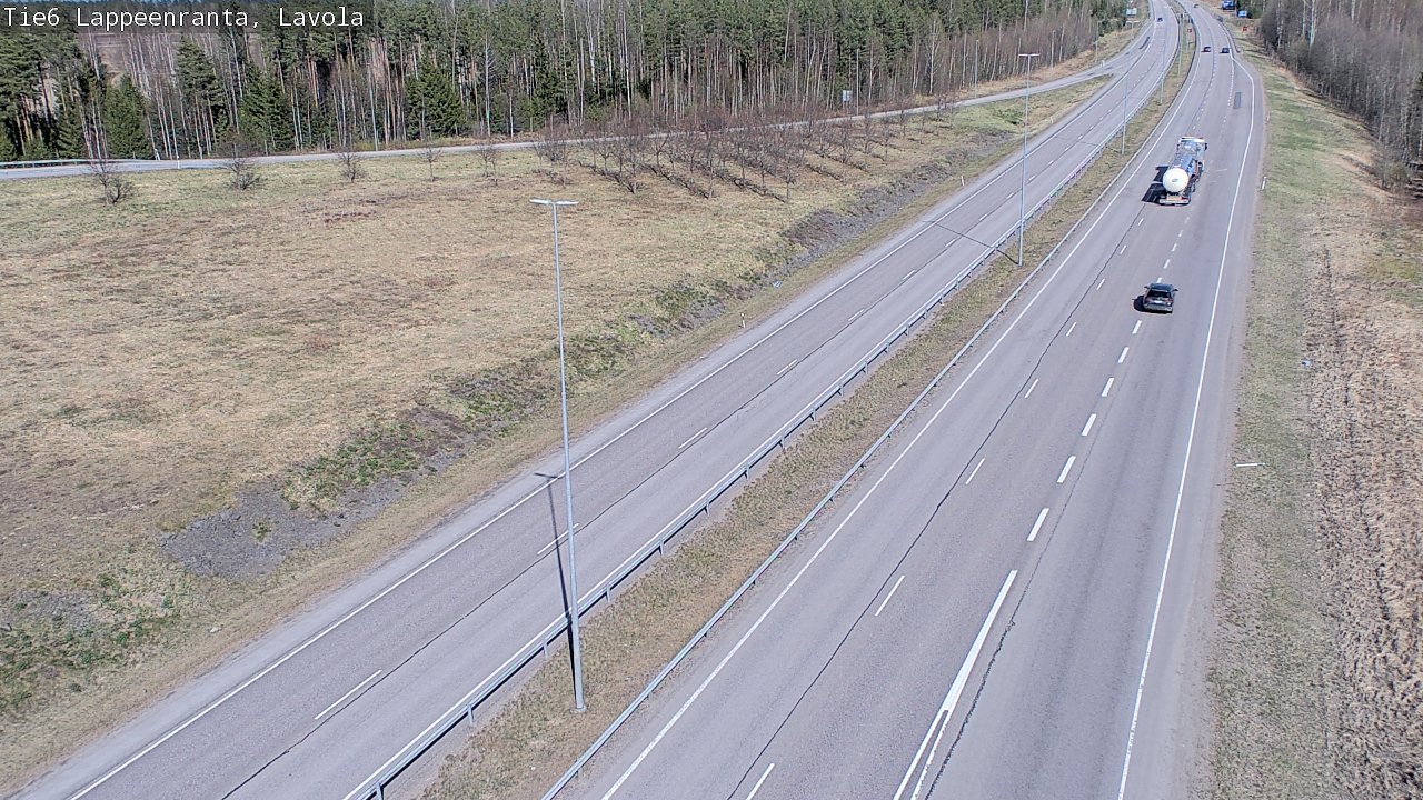 Weather Camera Image Väg 6 Villmanstrand, Lavola, Lappeenranta, Etelä-Karjala