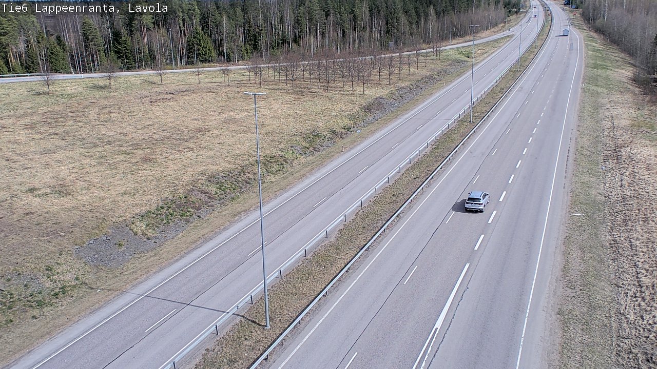 Weather Camera Image Väg 6 Villmanstrand, Lavola, Lappeenranta, Etelä-Karjala