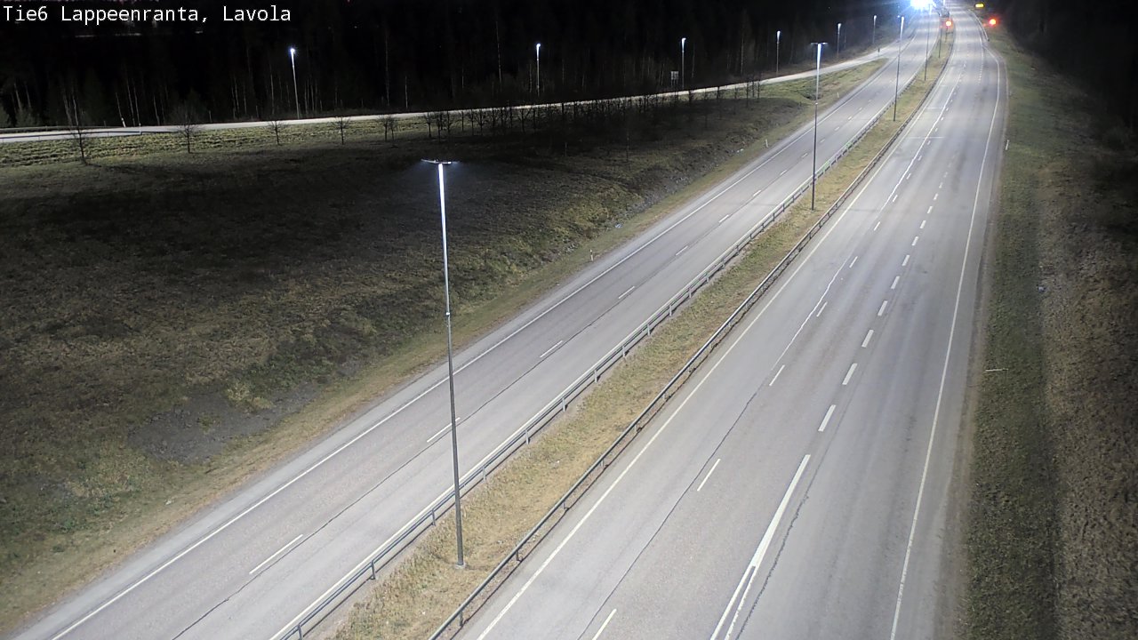 Weather Camera Image Road 6 Lappeenranta, Lavola, Lappeenranta, Etelä-Karjala