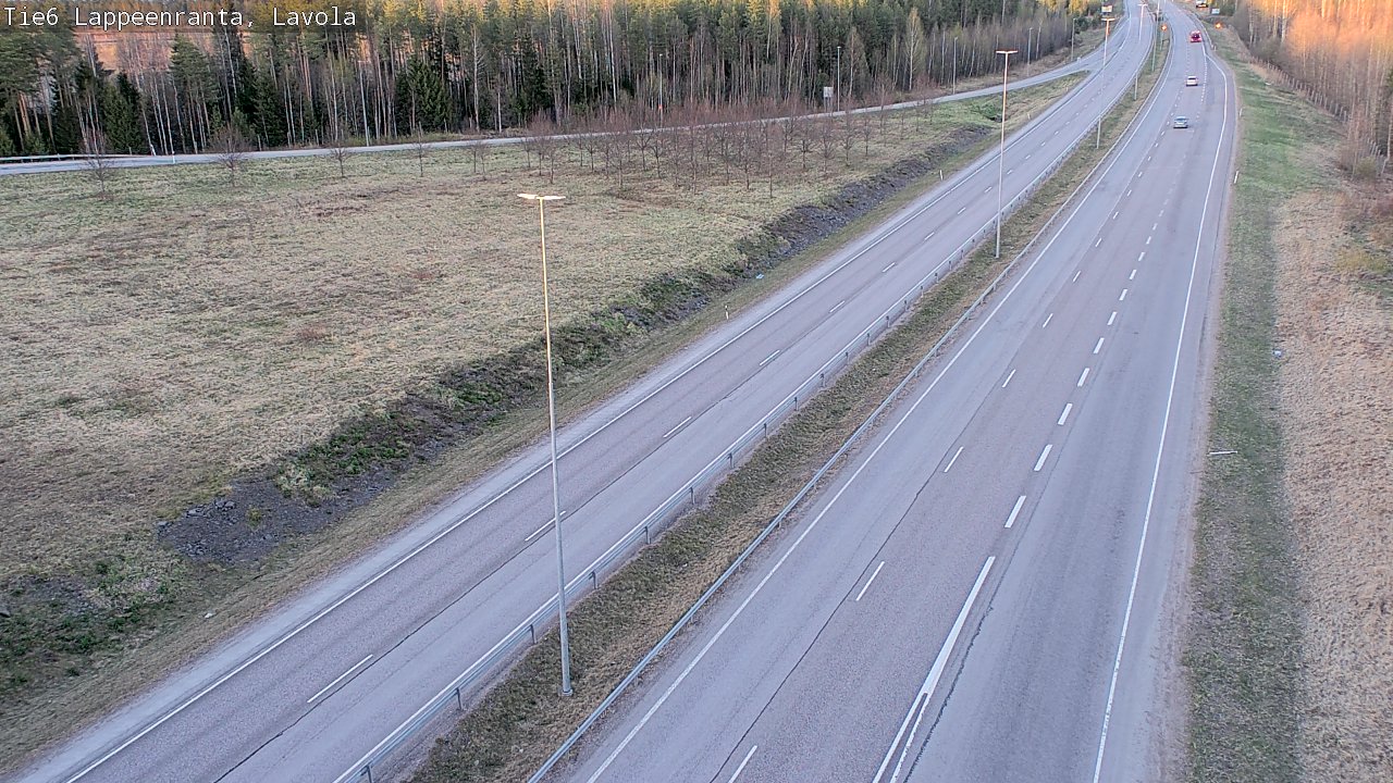 Weather Camera Image Väg 6 Villmanstrand, Lavola, Lappeenranta, Etelä-Karjala