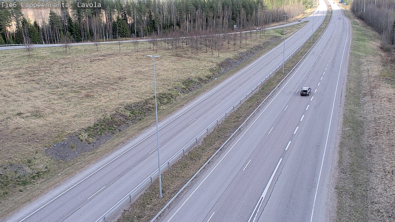 Weather Camera Image Väg 6 Villmanstrand, Lavola, Lappeenranta, Etelä-Karjala