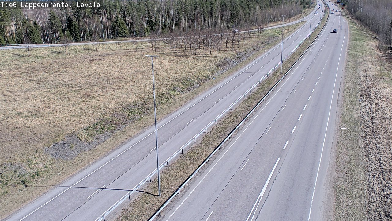 Weather Camera Image Väg 6 Villmanstrand, Lavola, Lappeenranta, Etelä-Karjala