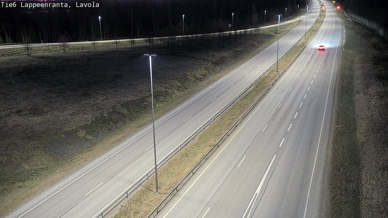 Weather Camera Image Road 6 Lappeenranta, Lavola, Lappeenranta, Etelä-Karjala