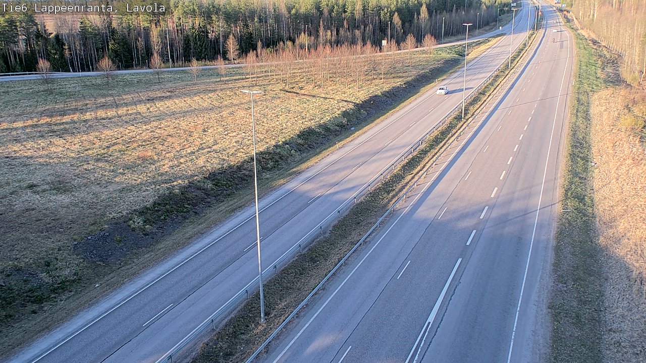 Weather Camera Image Väg 6 Villmanstrand, Lavola, Lappeenranta, Etelä-Karjala