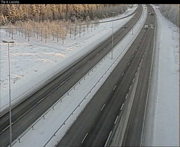 Weather Camera Image Road 6 Lappeenranta, Lavola, Lappeenranta, Etelä-Karjala