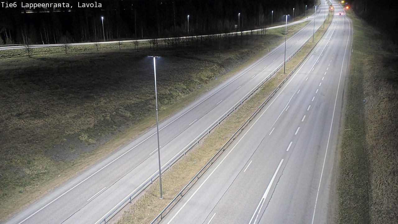Weather Camera Image Väg 6 Villmanstrand, Lavola, Lappeenranta, Etelä-Karjala
