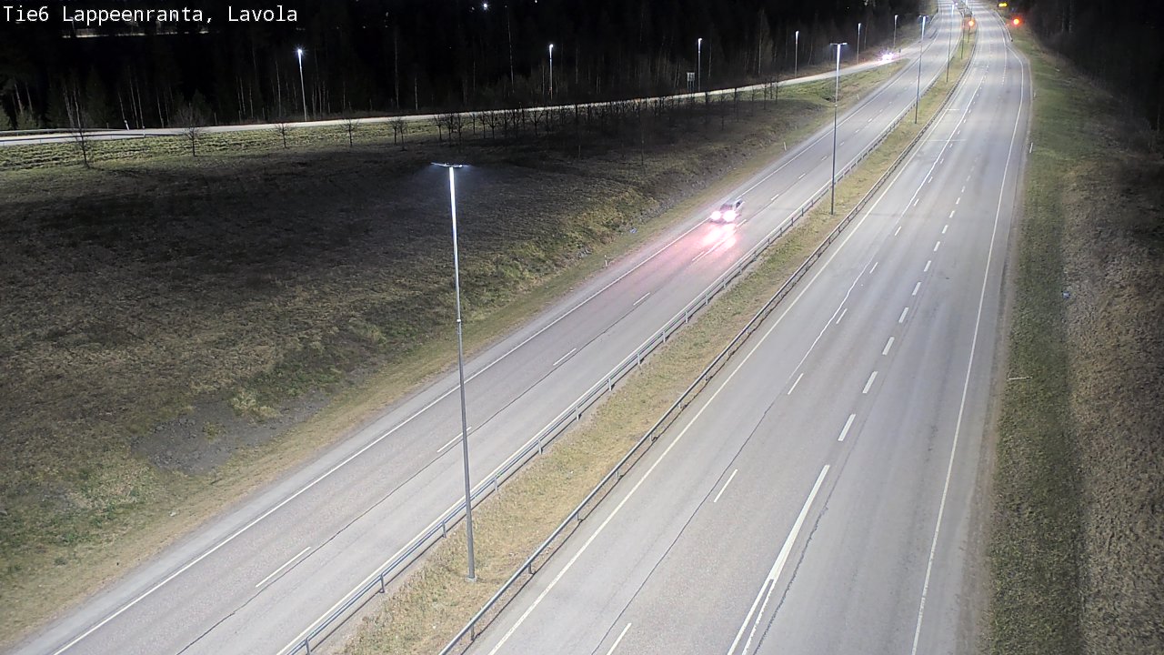 Weather Camera Image Väg 6 Villmanstrand, Lavola, Lappeenranta, Etelä-Karjala